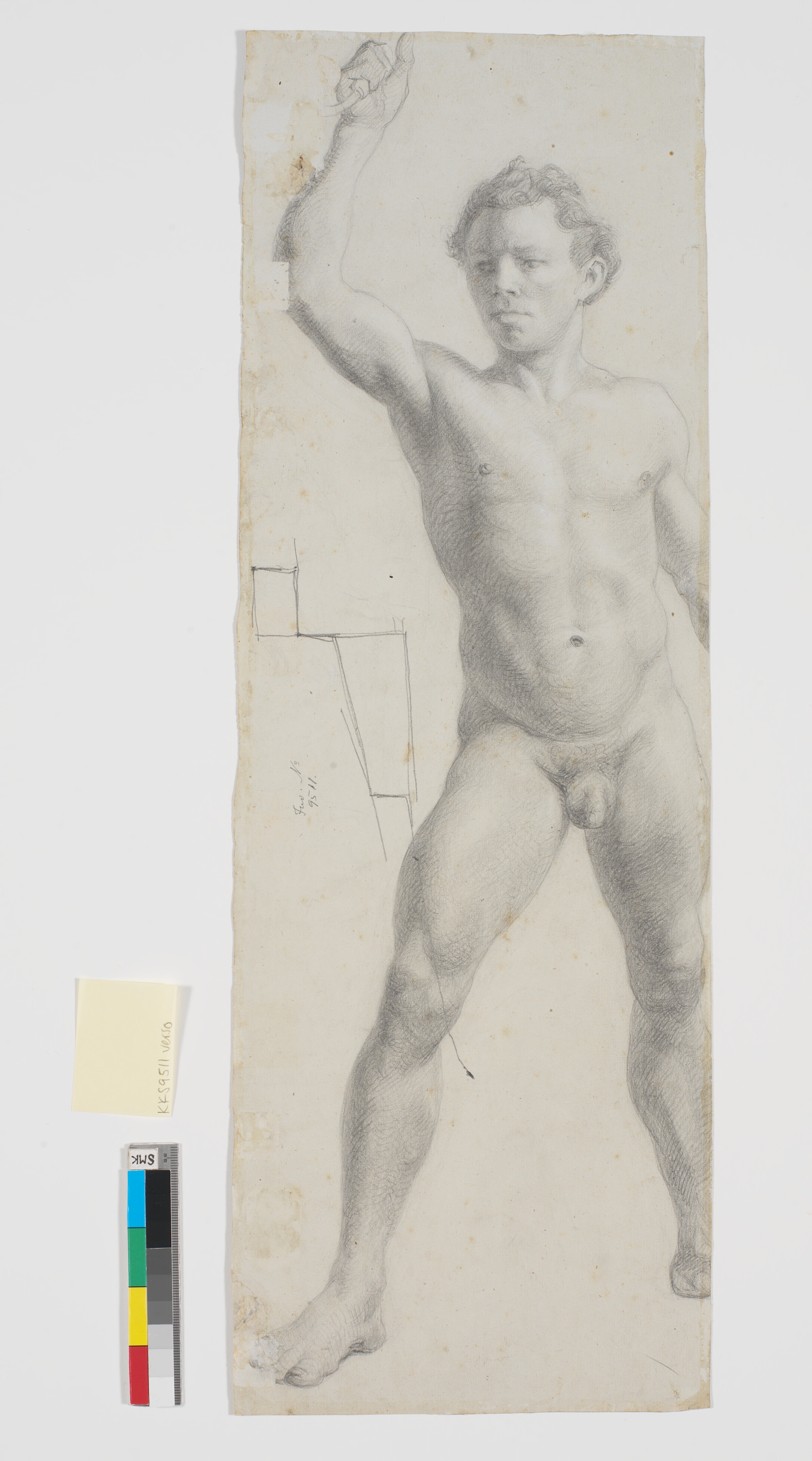 Stående mandlig model